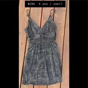 BCBG Silver dress